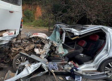 Segundo óbito foi constatado por um médico da concessionária EPR Via Mineira, que istra o trecho da rodovia -  (crédito: CBMMG / Divulgação)