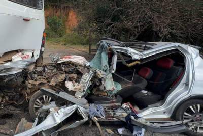 Segundo óbito foi constatado por um médico da concessionária EPR Via Mineira, que istra o trecho da rodovia -  (crédito: CBMMG / Divulgação)