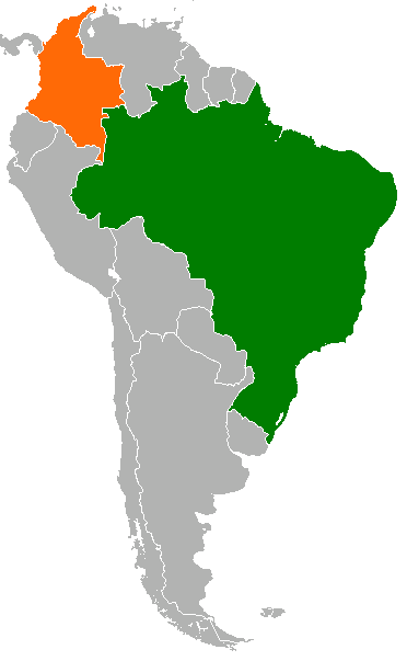 Cidades que ficam na fronteira de Brasil e Colômbia Cidades que ficam na fronteira de Brasil e Colômbia