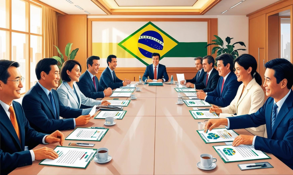 O fortalecimento das relações bilaterais e a chegada das gigantes Mixue e Keeta ao Brasil - (crédito: CanvasIA) O fortalecimento das relações bilaterais e a chegada das gigantes Mixue e Keeta ao Brasil - (crédito: CanvasIA)
