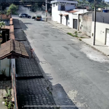 Vídeo: homem é fechado no trânsito e morto a tiros em Divinópolis - Reprodu&ccedil;&atilde;o/Imagens de c&acirc;meras de seguran&ccedil;a
