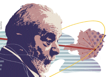 Decidido a concorrer à reeleição, Lula está em campo em busca de resgatar aliados e o capital político. Minas está no centro da estratégia -  (crédito: Quinho)