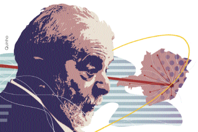 Decidido a concorrer à reeleição, Lula está em campo em busca de resgatar aliados e o capital político. Minas está no centro da estratégia -  (crédito: Quinho)