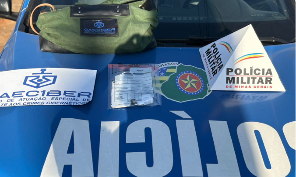 Criminosos publicavam anúncios de aluguel de imóveis em Uberlândia com valores atrativos e disponibilizavam contato via WhatsApp -  (crédito: MPMG / Divulgação)