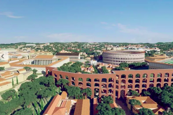 A experiência, desenvolvida por essa empresa de tecnologia educacional, oferece a oportunidade de sobrevoar vários dos edifícios icônicos da cidade.-reprodução Flyover Zone