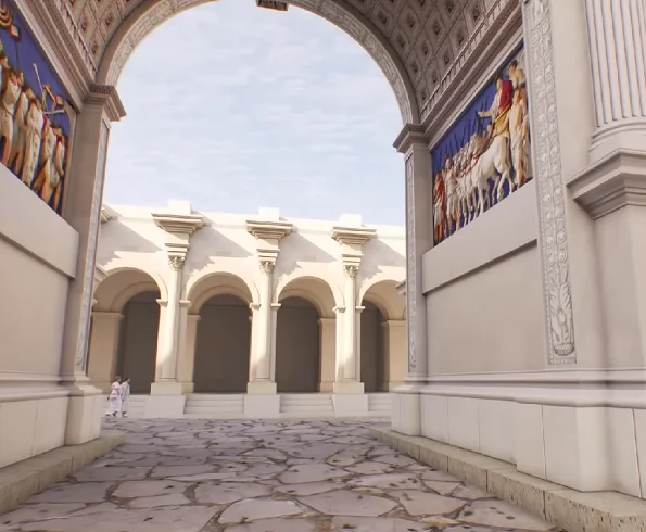 Nesse período, o Império Romano estava fragmentado em duas partes, com Constâncio III como imperador da porção Ocidental.-reprodução Flyover Zone