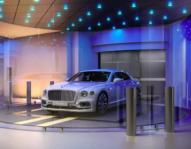 Carros vão estacionar dentro dos apartamentos em prédio de luxo com elevador especial - Divulgação / bentley residences