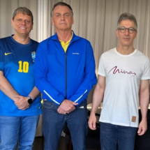 Zema se encontra com Bolsonaro e Tarcísio antes de manifestação na Paulista