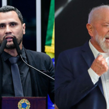 Cleitinho fala sobre o governo Lula e diz que Congresso 'é canalha' - Reprodução/Senado/Ricardo Stuckert/PR
