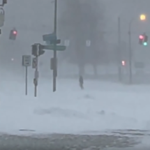 Tempestade de neve: Mulher gravou vídeo antes de morrer na Nevasca do Século - Reprodução TV