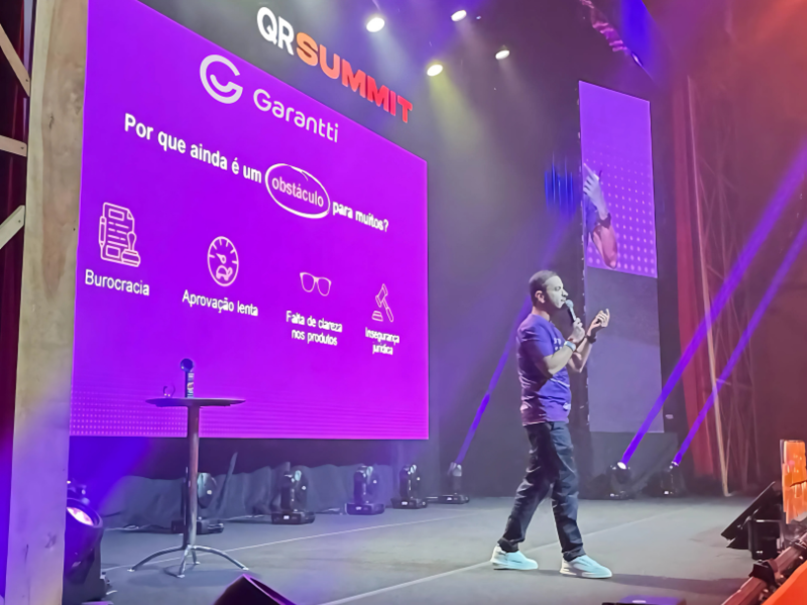 Garantti apresenta soluções durante o QR Summit 2025 - DINO