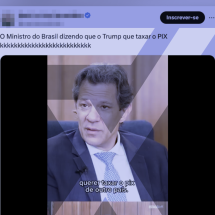 Pix é alvo de investigação comercial, mas não pode ser taxado por Trump