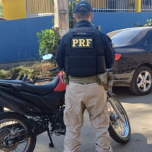 MG: casal é preso após passar por blitz com motocicleta clonada - PRF / Divulga&ccedil;&atilde;o