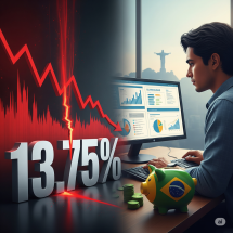Brasil freia o ritmo: a economia desacelera, inflação persiste - gemini