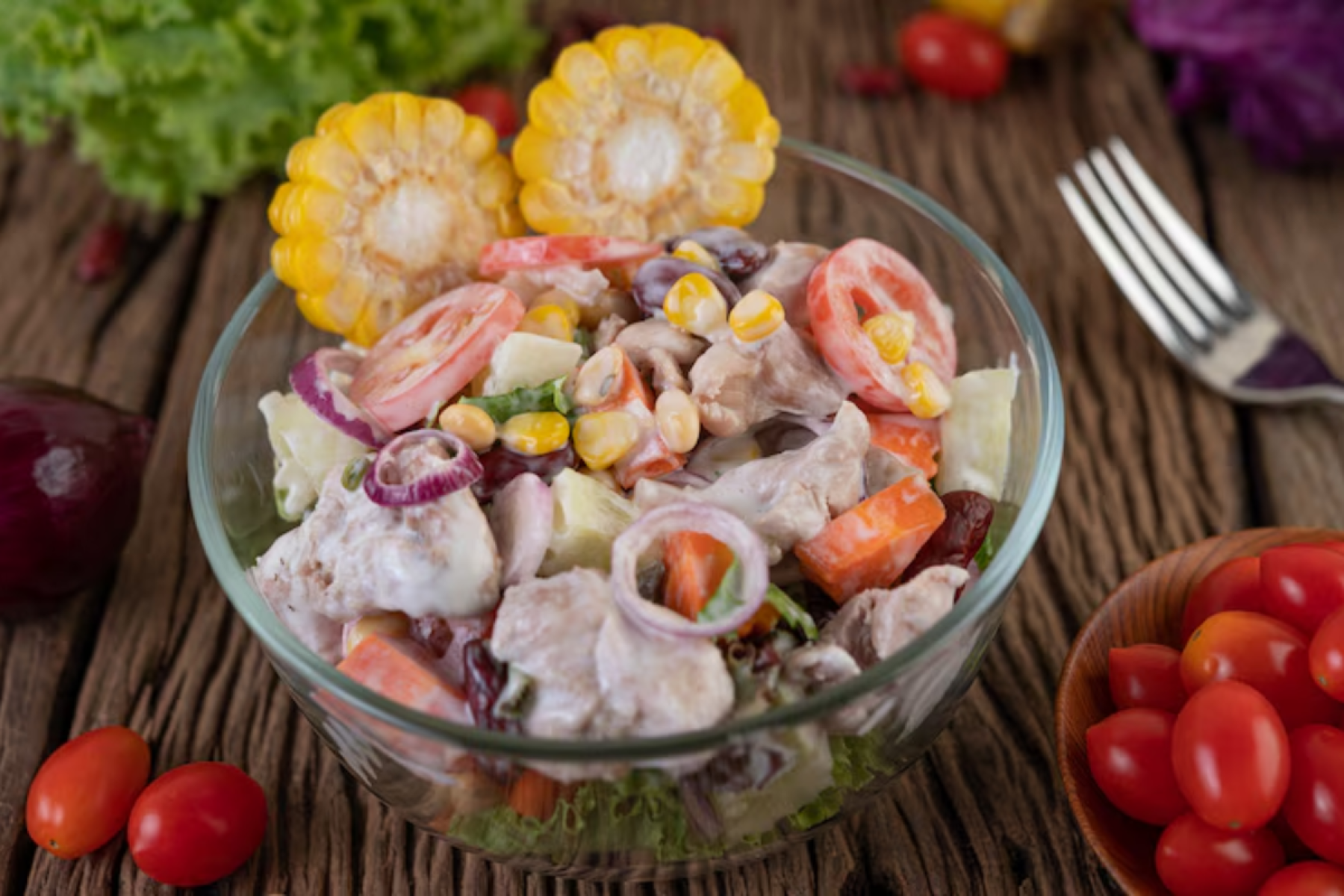 Salada de frutos do mar