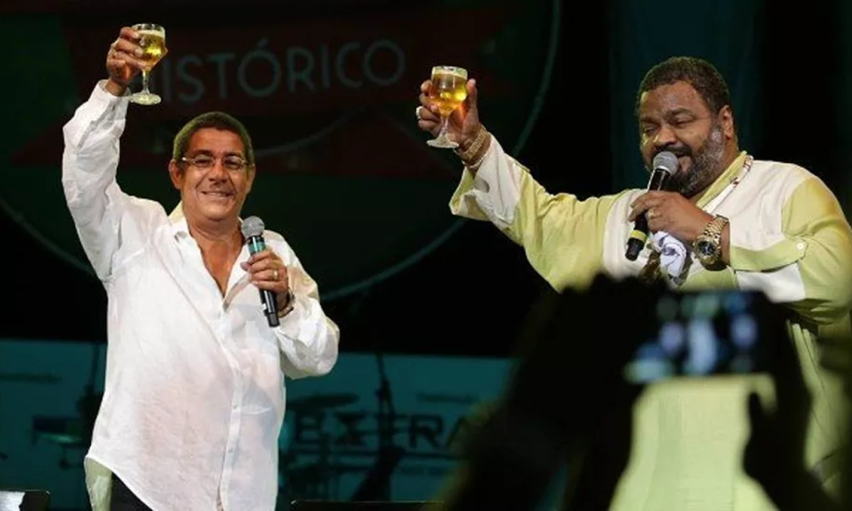 Sambistas s&atilde;o amigos de longa data e possuem parcerias musicais como em &quot;Camar&atilde;o que dorme a onda leva&quot; -  (crédito: Reprodu&ccedil;&atilde;o/Redes sociais)