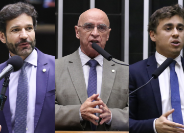 Deputados mineiros apresentaram propostas para coibir a adultização infantil, prevendo penas mais duras e maior controle sobre conteúdos na internet -  (crédito: Zeca Ribeiro, Bruno Spada e Kayo Magalhães/Câmara dos Deputados)