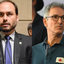 Carlos Bolsonaro ataca governadores após Zema oficializar pré-candidatura - Renan Olaz/CMRJ/Leandro Couri/EM/DA.Press