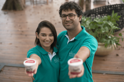 Daniel e Stella, fundadores da H2LIFE -  (crédito: Reprodução/H2LIFE)