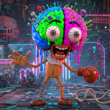 Entre a curiosidade e o Brain Rot -  (crédito: Imagem criada por inteligência artificial)