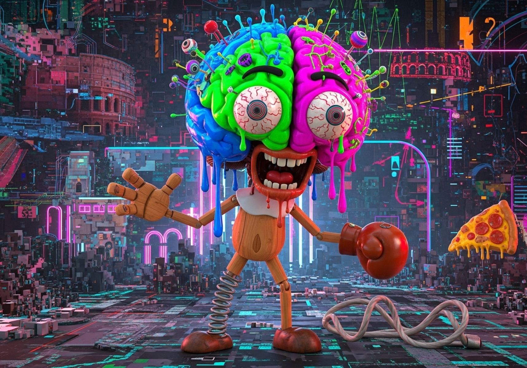 Entre a curiosidade e o Brain Rot - (crédito: Imagem criada por inteligência artificial) Entre a curiosidade e o Brain Rot - (crédito: Imagem criada por inteligência artificial)