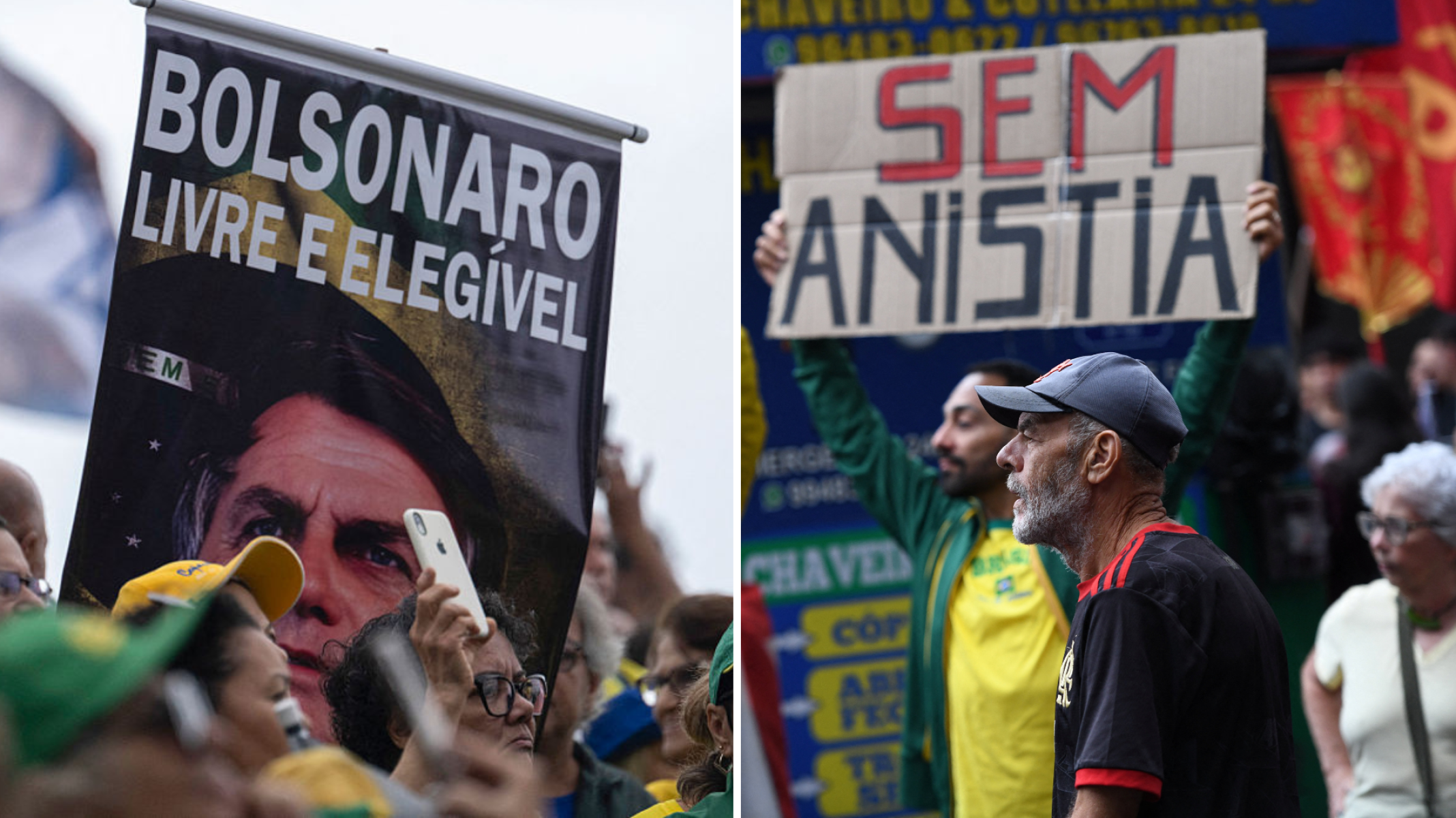 Os protestos a favor e contra Bolsonaro que marcaram o 7 de Setembro; veja fotos - Marcelo Camargo/Agência Brasil