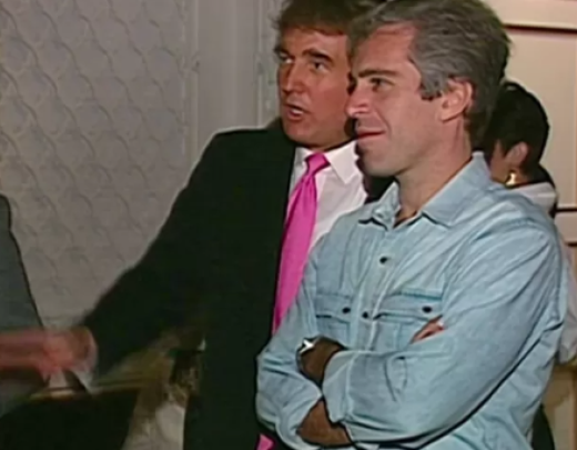 O presidente dos EUA e o bilionário acusado de exploração sexual e tráfico humano foram amigos próximos durante a década de 1990 -  (crédito: Reprodução Netflix)