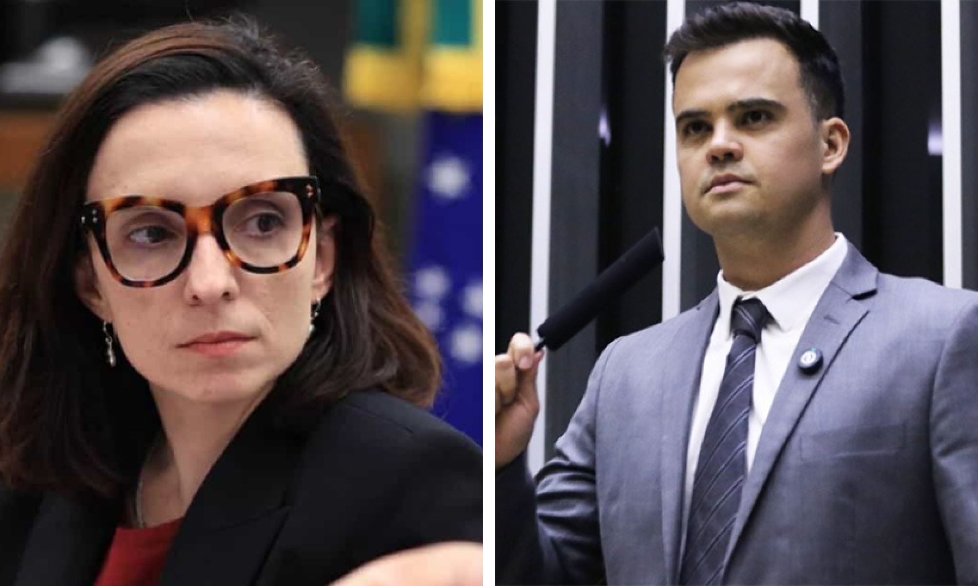 Ana Pimentel (PT) e Cabo Junio (PL) deram entrevista ao Estado de MInas