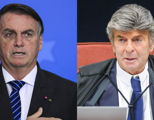 Bolsonaro e Fux -  (crédito: Gustavo Moreno/STF e Marcelo Camargo/Agência Brasil)