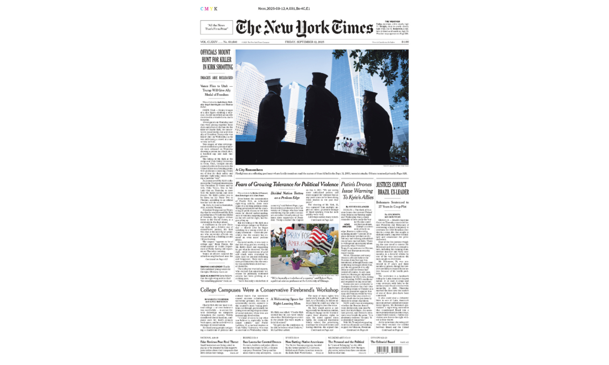 Condenação do Bolsonaro foi citado no The New York Times nesta sexta-feira (12/9)