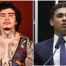 Nikolas debocha da saúde mental de Whindersson em nova troca de provocações - Reprodução/Redes Sociais/Reprodução/Câmara dos Deputados