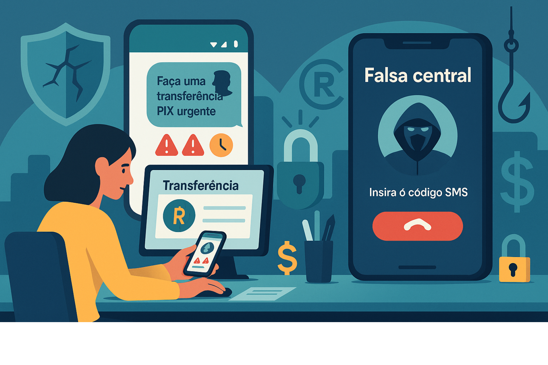 Nova onda de golpes esvazia contas empresariais e pessoais - DINO