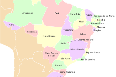 O Brasil tem 26 estados em cinco regiões, além do Distrito Federal, que abriga Brasília, a capital do país. As capitais são cidades que sempre concentram maior atenção nas mídias.  -  (crédito: Hely Ce. P. Porto wikimedia commons)