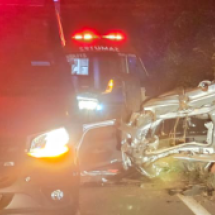 MG: homem capota carro e morre em rodovia - CBMMG/Reprodução