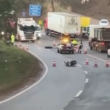 Grande BH registra manhã de acidentes em rodovias federais - Redes Sociais/Reprodução