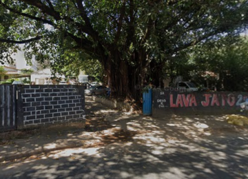 No local funcionava um lava a jato -  (crédito: Google Street View/Reprodução)