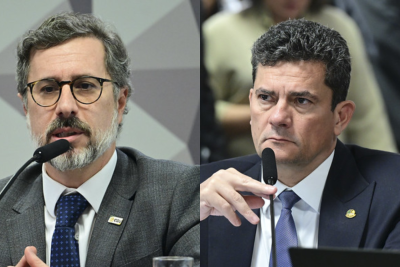 Viraliza resposta de ministro da CGU a Moro -  (crédito: Geraldo Magela/Agência Senado)