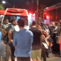Acidente entre motos e ônibus deixa feridos em BH - Redes Sociais/Reprodução
