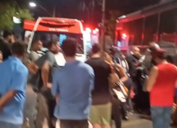 Acidente causou interdição do trânsito no Barreiro, em BH -  (crédito: Redes Sociais/Reprodução)