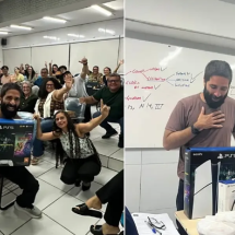 Professor de Direito é presenteado por alunos com Playstation 5