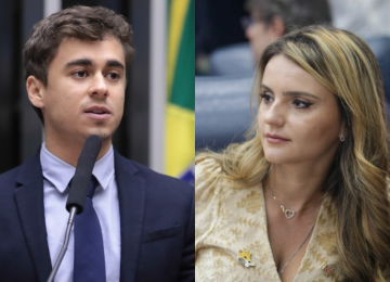 Vereadora de SP critica Nikolas: 'Traiu as pautas da direita' -  (crédito: Zeca Ribeiro/Câmara dos Deputados e Divulgação)