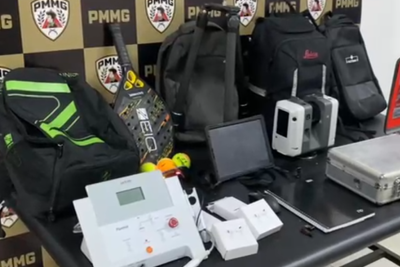 Scanner furtado avaliado em R$ 400 mil foi recuperado pela polícia -  (crédito: PMMG/Divulgação)