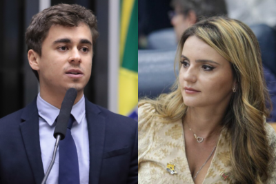 Vereadora de SP critica Nikolas: 'Traiu as pautas da direita' -  (crédito: Zeca Ribeiro/Câmara dos Deputados e Divulgação)