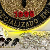 PM apreende armas, munições e quase mil porções de maconha na Grande BH - PMMG/Divulgação