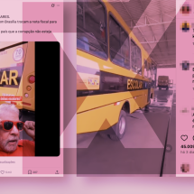 Ônibus escolar de programa federal custam R$ 421,9 mil, e não R$ 1,8 milhão - Reprodução/Comprova