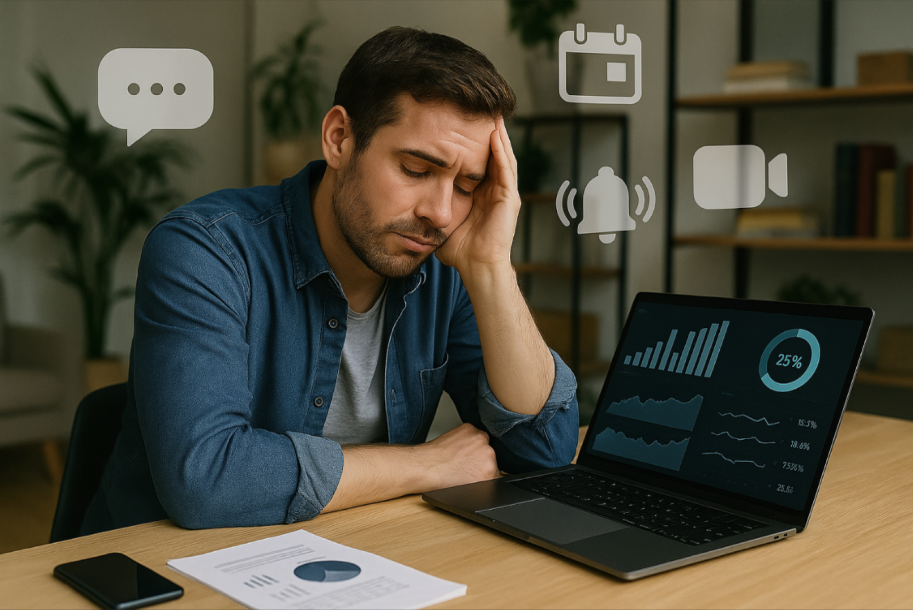 Cultura digital desafia o foco e a produtividade no trabalho - DINO