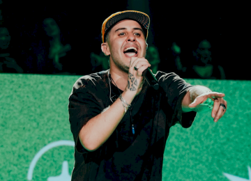 Bruno Diegues recebe Sorriso Maroto e Marvvila em gravação de novo DVD -  (crédito: Arthur Rodrigues)