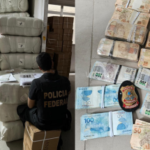 BH: operação apreende R$ 50 mil em produtos que seriam vendidos em shopping - Divulgação/Polícia Federal