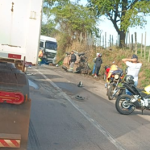 BR-381: acidente grave na Grande BH deixa um morto na manhã de hoje (4/11)  - Redes Sociais/Reprodução