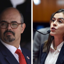 Simões x Lohanna: 'prejudicou', diz o vice; 'é falso', rebate a deputada - ALMG/REPRODUÇÃO